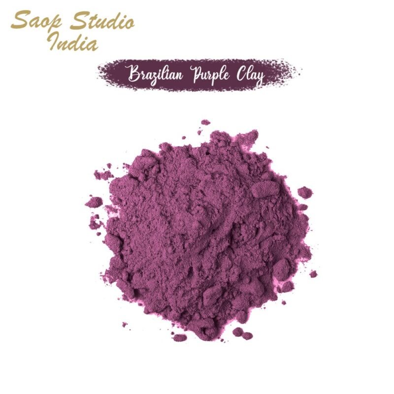 Brazilian Purple Clay soapstudioindia